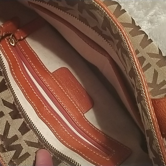 Michael Kors tote bag in brown and orange - Picture 2 of 6